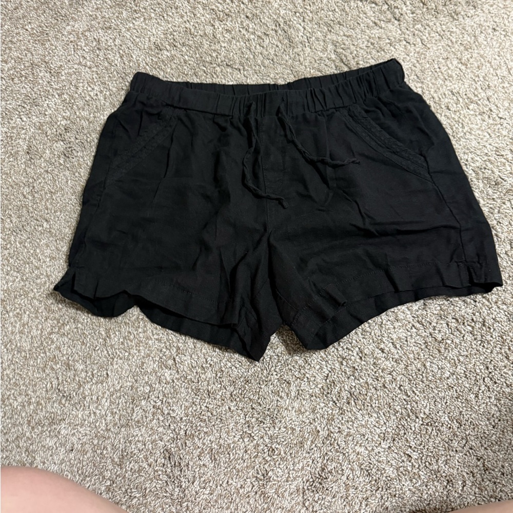 💙4 for $20💙 Black Women's Casual Linen Shorts
